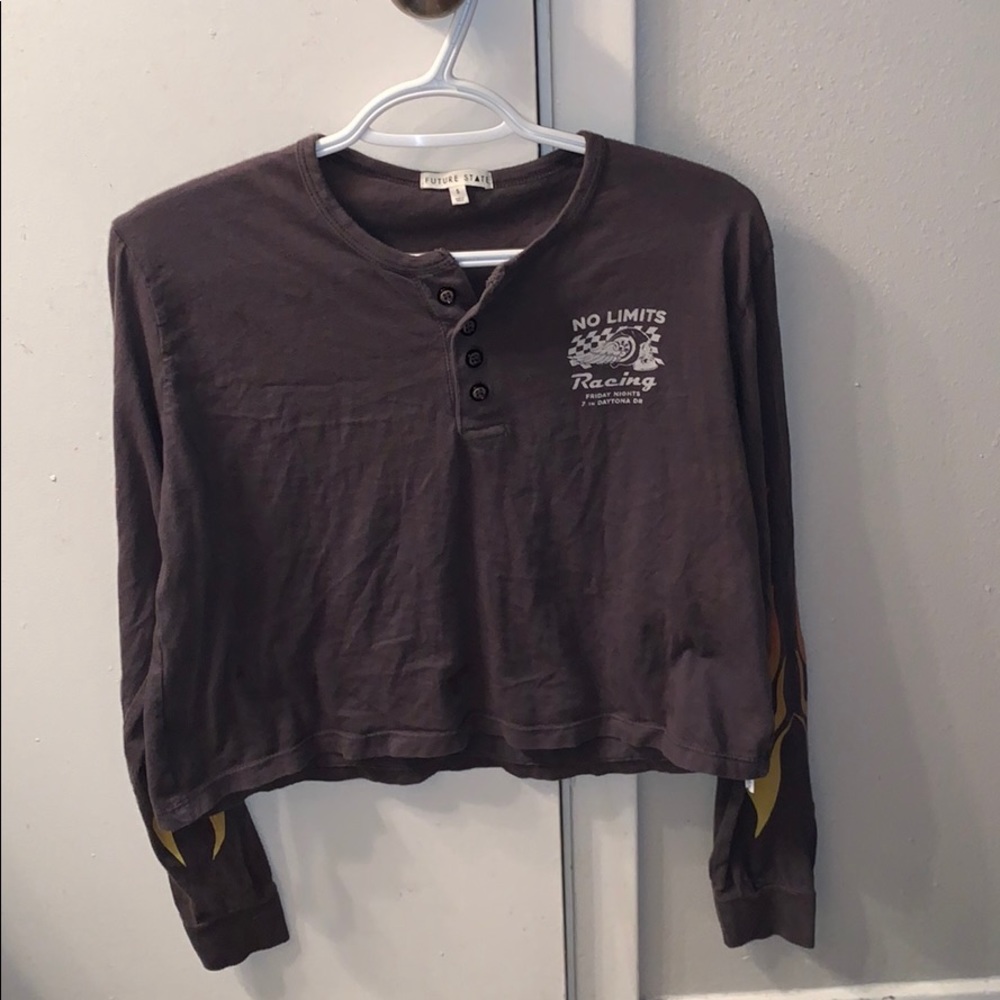 Urban Outfitters Cropped Long Sleeve